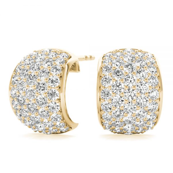 Fashion Earrings, in Yellow Gold - 41096