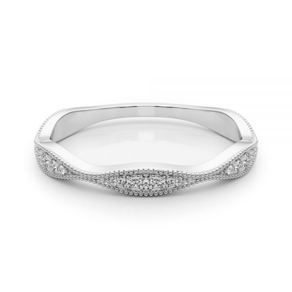 Diamond Wedding Ring, in Platinum - 85319