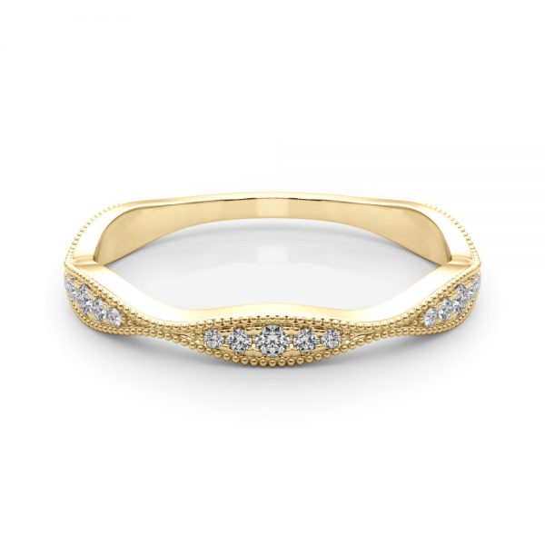 Diamond Wedding Ring, in Yellow Gold - 85319