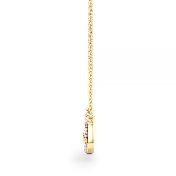 Fashion Diamond Pendant, in Yellow Gold - 32625